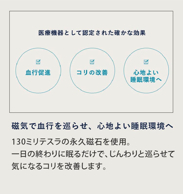 Colantotte RESNO Magnetický polštář Polštář Polštář řízené lékařské vybavení MAG-RA