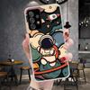 Cartoon Planet Astronaut Star Rocket Soft Phone Case For Samsung Galaxy A12 A22 A32 A52 A72 A02S A51 A50S A71 A70 A31 A20S Note