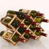 Red Wine Rack Wooden Display Rack Living Room Wine Cabinet Display Wine Retro Creative Wine Rack Storage Rack Wine Rack