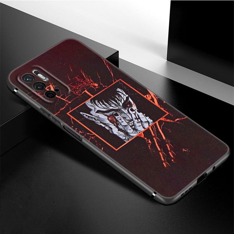 

Чехол для телефона «Аниме Берсерк Кишки» для Xiaomi Redmi Note 11 10 9 8 Pro 11T 5G 10T 10S 9S 9T 9i 9C 9A 8T, мягкий черный чехол из ТПУ Redmi Note 11 Pro 5G