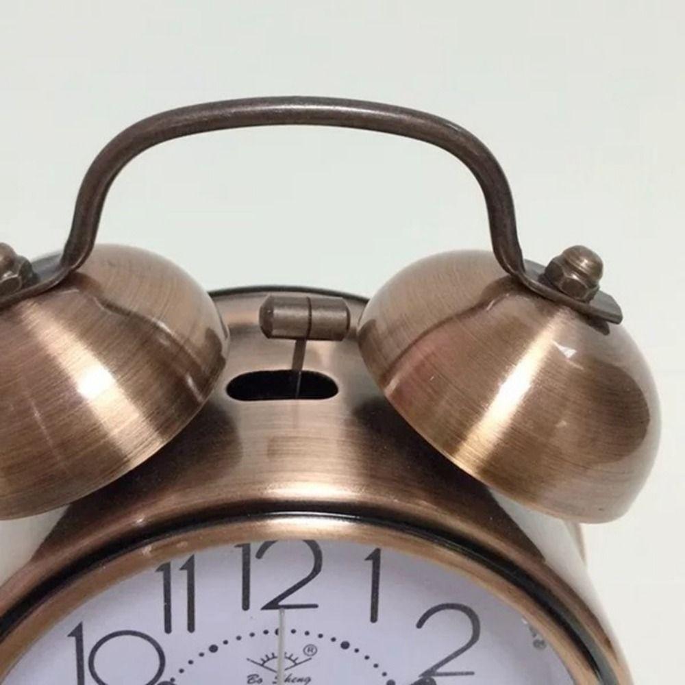 Super Loud Classical Alarm Clock Creative Silent Table Clock Bell Alarm Clock  Clock Ornament