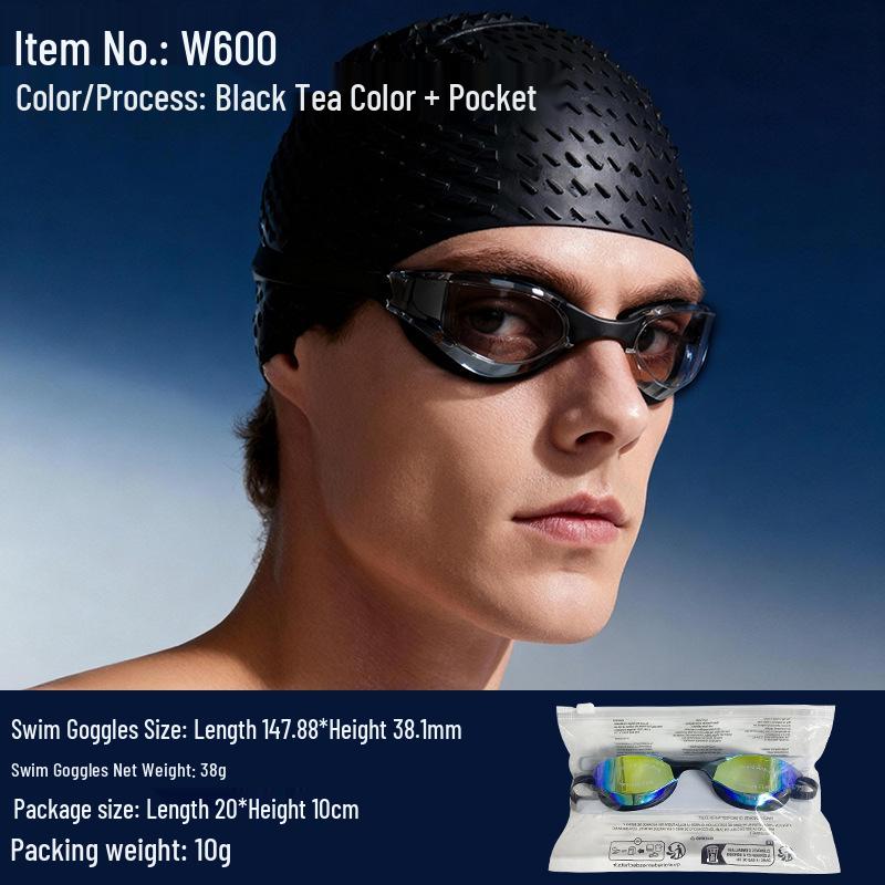 Высококачественные антизапотевающие соревновательные очки для плавания для мужчин и женщин - Водонепроницаемые и профессиональные