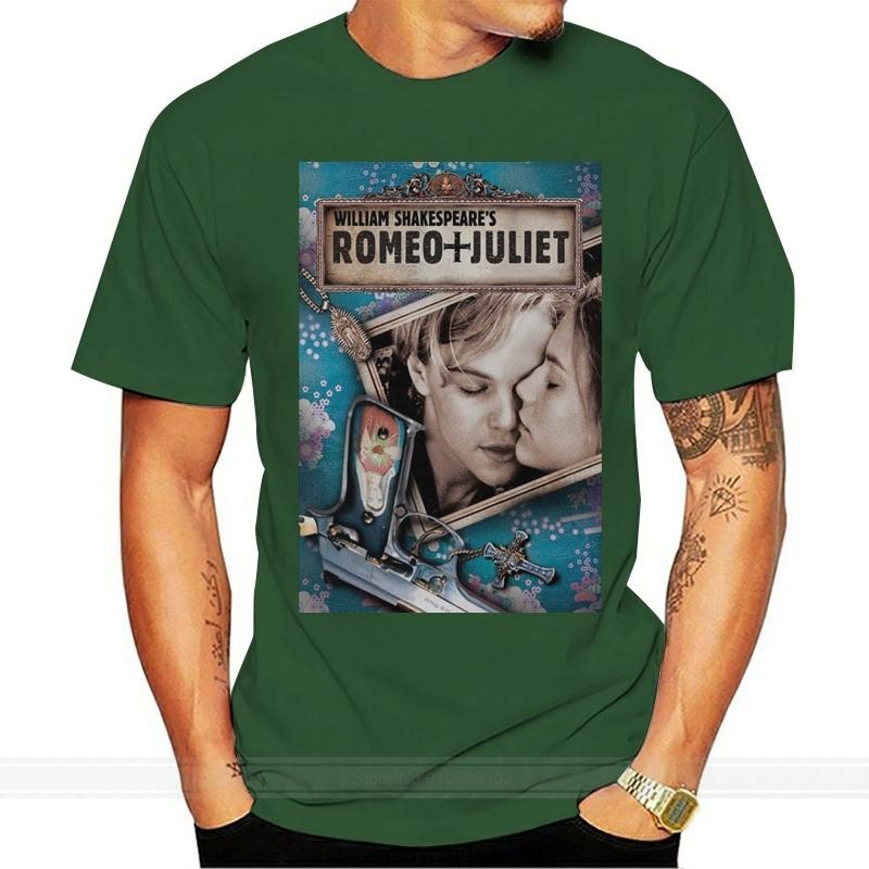 Cool Romeo Juliet Movie Poster Tshirt Unisex Black Mens T Shirt Street Wear Fashion Tee Shirt