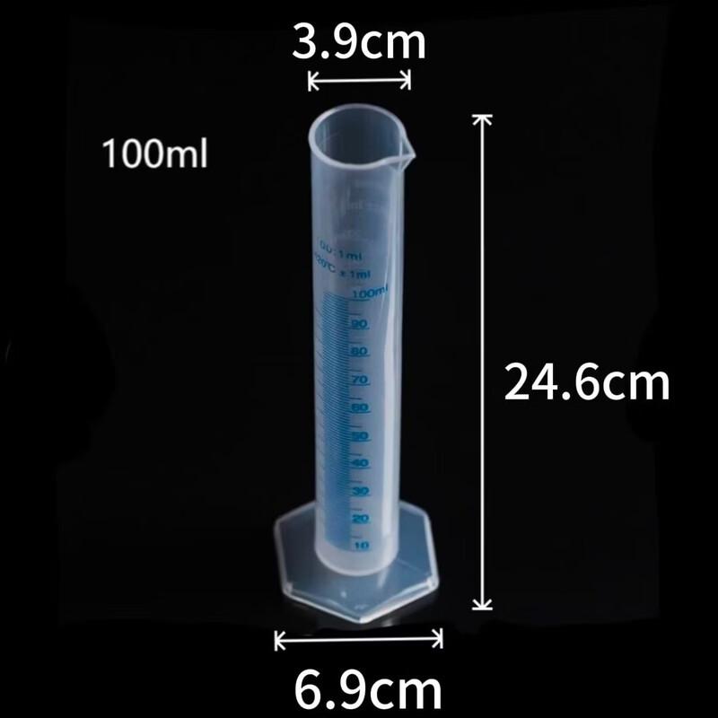 Zhishi PP Plastic Hexagonal Measuring Cylinder Set
