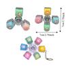 Fingertip Cat Paw Keycap Keychain Colorful Silicone Mechanical Keyboard Fidget Spinner Cartoon Kawaii Cat Claw Button Pendant