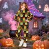Toddler and Kids Fashion Hooded Halloween Print Set with Pockets for Boys Girls