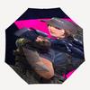 Gamer, Character Themed Automatic Opening and Closing Umbrella, Compact Travel Umbrella, Lightweight and Portable, Suitable for Beach Commut