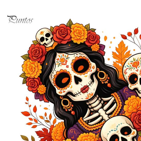 Festive Indoor Outdoor Window Art Day of The Dead Clings, Dia De Los Muertos Sticker, Colorful Decorative Film for Parties Sugar Skull with