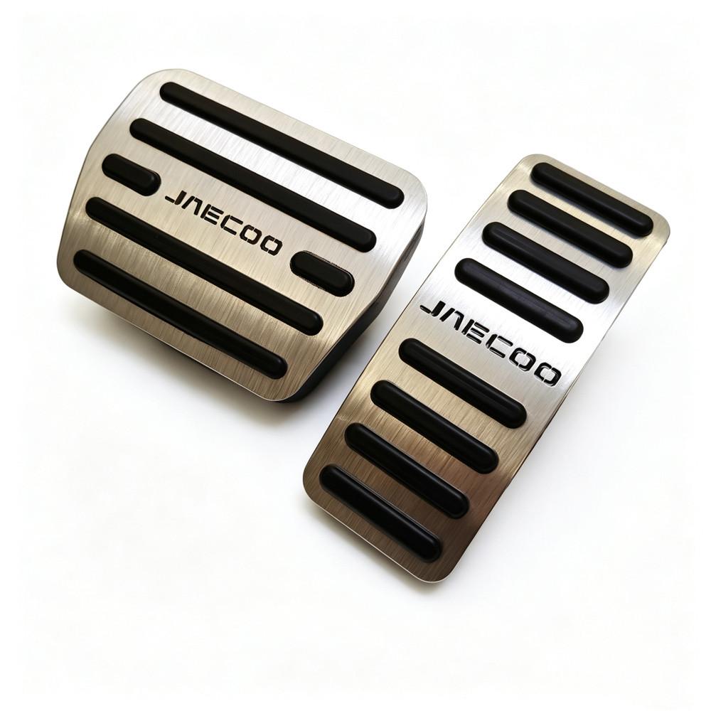 For Chery JAECOO J5 J6 2026 Aluminum Car AT Accelerator Gas Ful Pedal Brake Pedals Cover Pads Non-Slip Styling Accessories 2PCS A