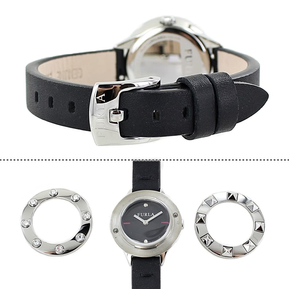 FURLA Watch with Replacement Bezel Black R4251116505 [FURLA] Women's [Item]