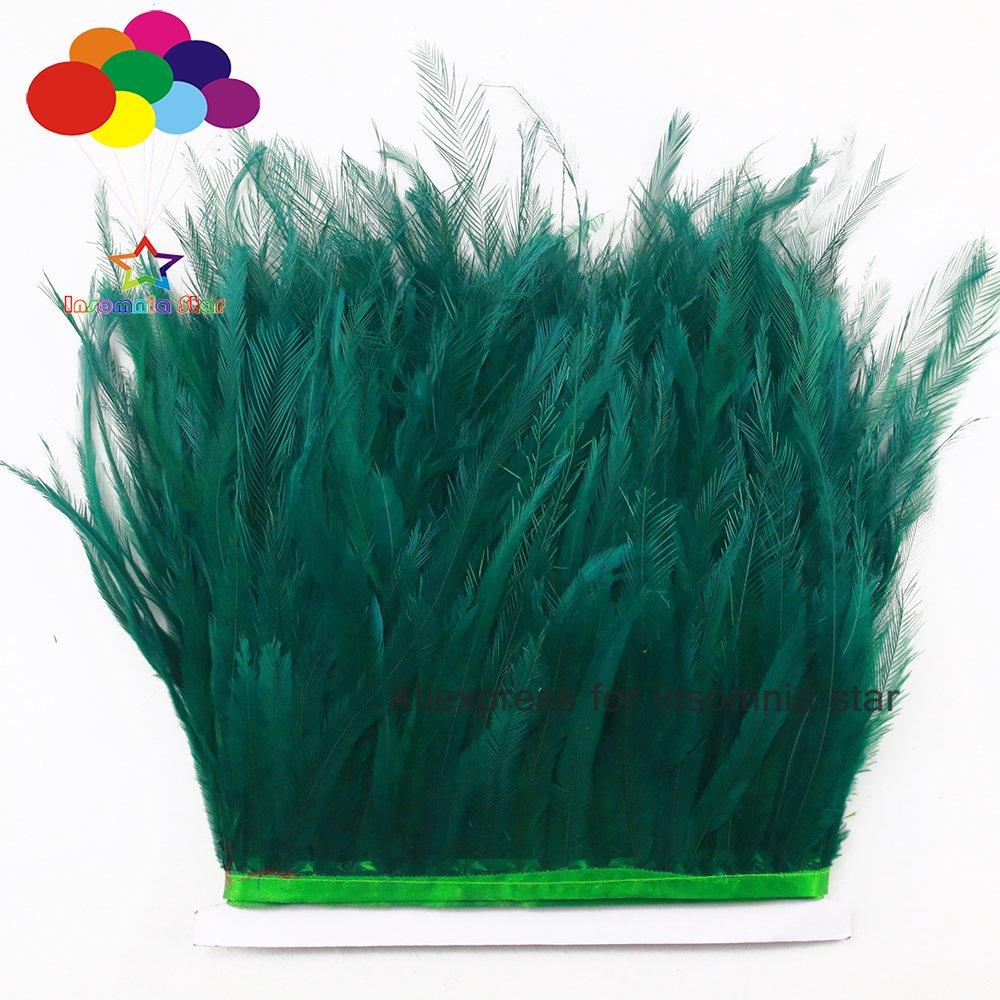 Feather1/5/10 Meter Australia Ostrich Feathers Cloth Trims 4-8 Inch/10-20CM Ribbon for Carnival Party Diy Costume