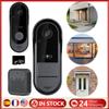 Wireless Video Doorbell with Chime 2-Way Talk Smart Video Doorbell Camera Night Vision Intelligent Doorbell for Home Security