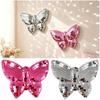 Reflective Surface Disco Mirror Ball 3D Butterfly Hemispherical Wall Decoration  Party Supplies