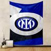 """Inter Mailand Logo Blau Stil Gemustert - Gemustertes Wandbehang für Schlafzimmer und Wohnzimmer Heimdekoration Sofas"""