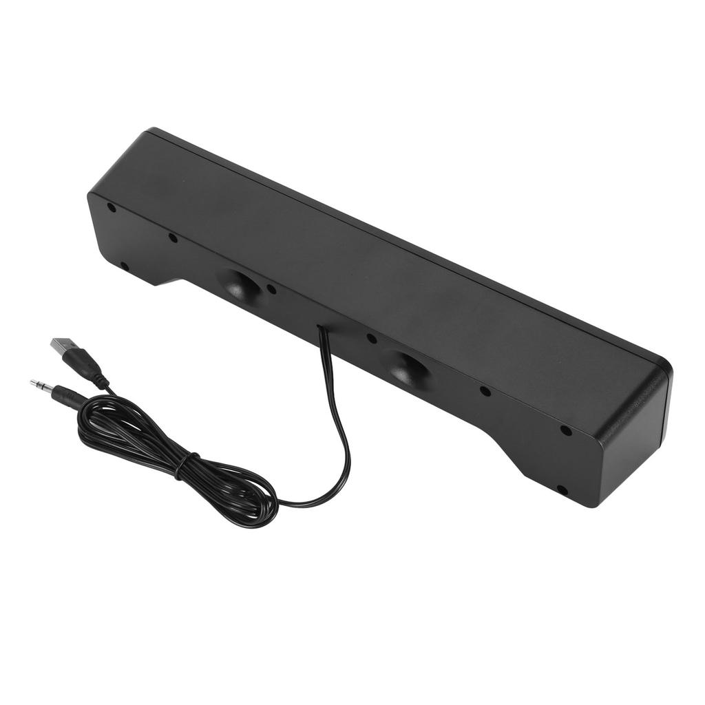 Computer Speaker Bluetooth Desktop Soundbar HiFi Stereo Sound Volume Adjustable Mini Bar Speaker External Speaker for