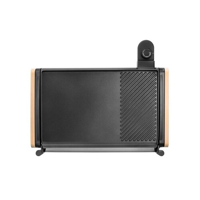 Plancha électrique - lagrange - grill' equilibre® - 2000 w - noir - plaques anti-adhésives