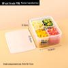 Commercial 4-Compartment Plastic Food Topping Boxes (3-Pack)