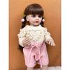 55 cm weiche Silikonkörperpuppen Vinyl Reborn Kleinkind Mädchen Puppe Betty Lebensechte Neugeborene Baby Perücke Haar Geschenke für Kinder Spielzeug