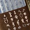 Silicone Mold with Baroque Angel Pattern Nails Accessories Moulds for Professional Nail Art Designs and Craft Projects