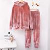 Tuta da ginnastica da donna a vestibilità larga con felpa a maniche lunghe con cappuccio, pantaloni jogger lunghi a vita elasticizzata, set casual da loungewear da 2 pezzi