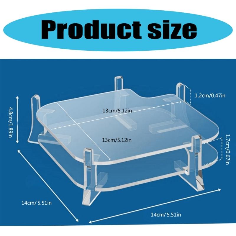 Fashionable Laptop Mini Sturdy Acrylic Mount for Improved Coolings and Space Saving Designs Optimization Storage