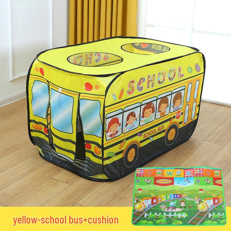 Kids' Indoor Car Tent Playhouse - Foldable Baby Pool & Play Space