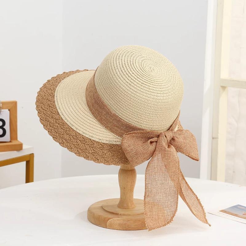 Summer Washable Folding Hat Women's Large Brim Sunscreen Sun Hat Women's Vacation Large Edge Cool Hat