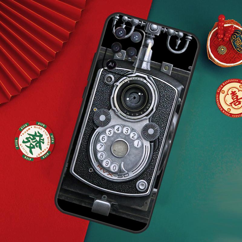 Retro Nostalgia Camera Case For Oppo A76 A16 A96 A17 A60 A40 A80 A98 A58 A78 A18 A38 A57 A74 A54 A94 A15 A5 A6 Pro