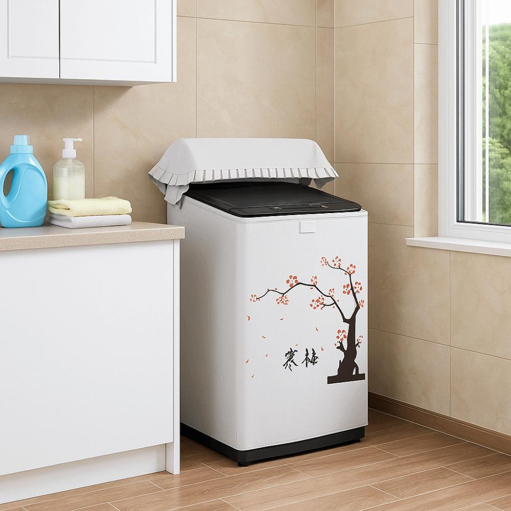Sunscreen Washing Machine Cover Waterproof Dust-proof Cover Universal Top Open Cover Home Decor