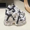 Fashion 10.5CM New Women's Breathable Mesh Platform Shoes Outdoor Increase Height Chunky Sneakers for Women Casual Walking Shoes Tenis