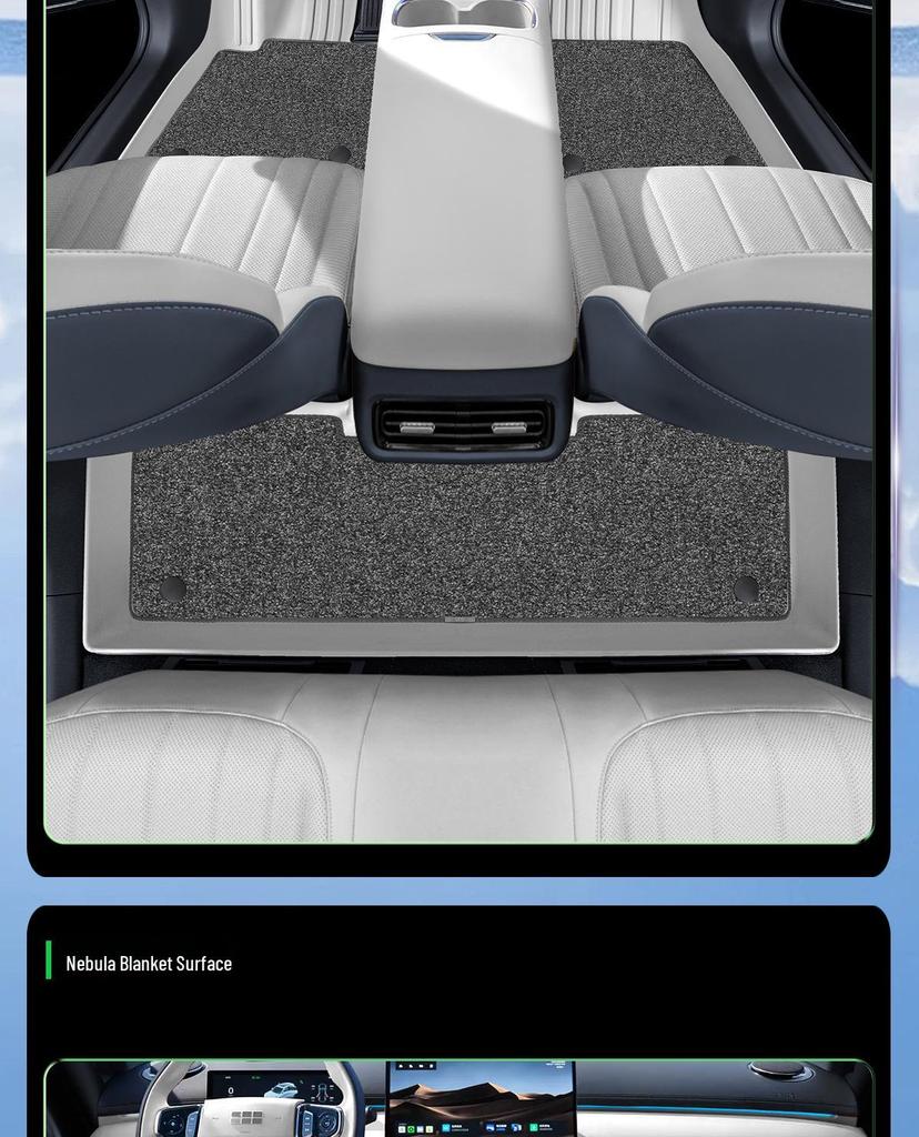 Galaxy Starship 7EMi TPE Foot Mats and Decor Trunk Protection by Lubbin