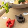 3-Piece Silicone Kitchen Utensil Set - Spill-Proof Soup Spoon & Pot Lid Holder, Multi-Functional Spatula Rack For Home And Restaurant Use