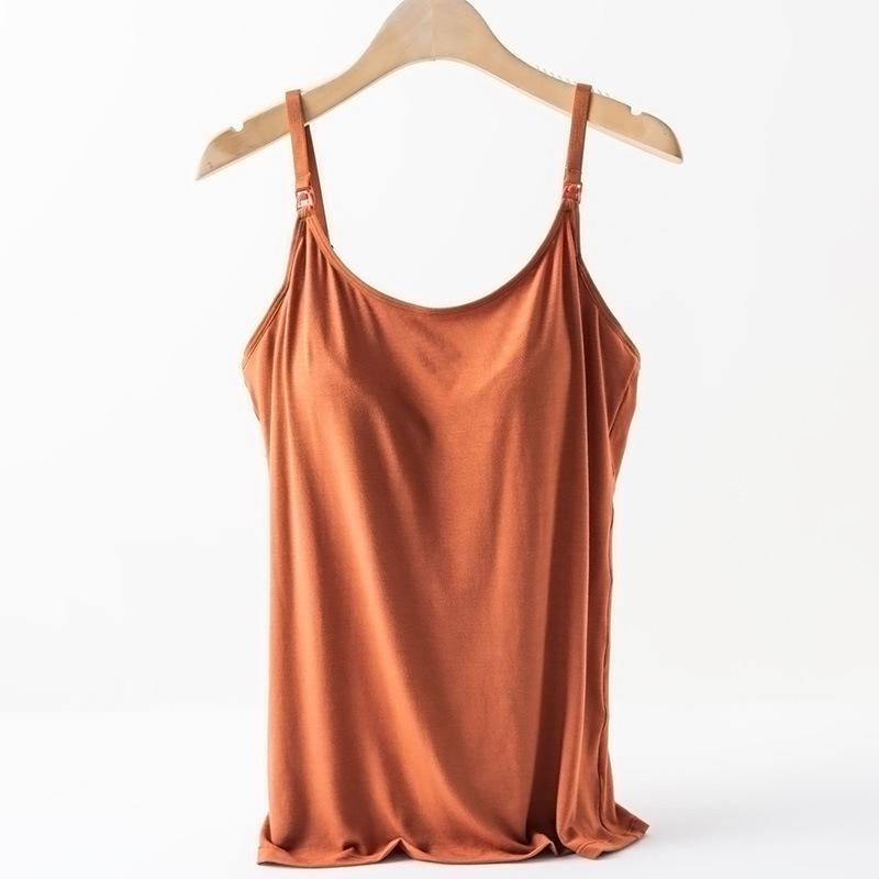 Материнская и кормительная майка со встроенными чашечками для кормления грудью L (Weight 105-125 jin)