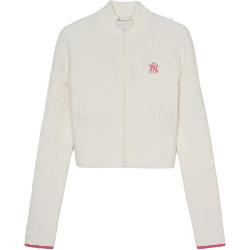 New MLB New York Yankees Knitwear Women's Cream 3FKCV0444-50CRD