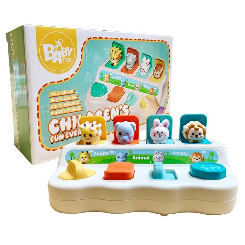 Button Learning-Focused Toys For 18 Month Infant Baby Pop Up Toy Montesorri Fine Motor Ability Coaching Press