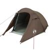 Tunnel Tent for 3 Persons Brown Waterproof