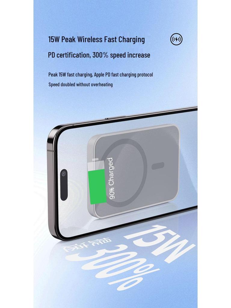 Magnetic Magsafe Wireless Car Charger & Phone Holder for Air Vent Navigation