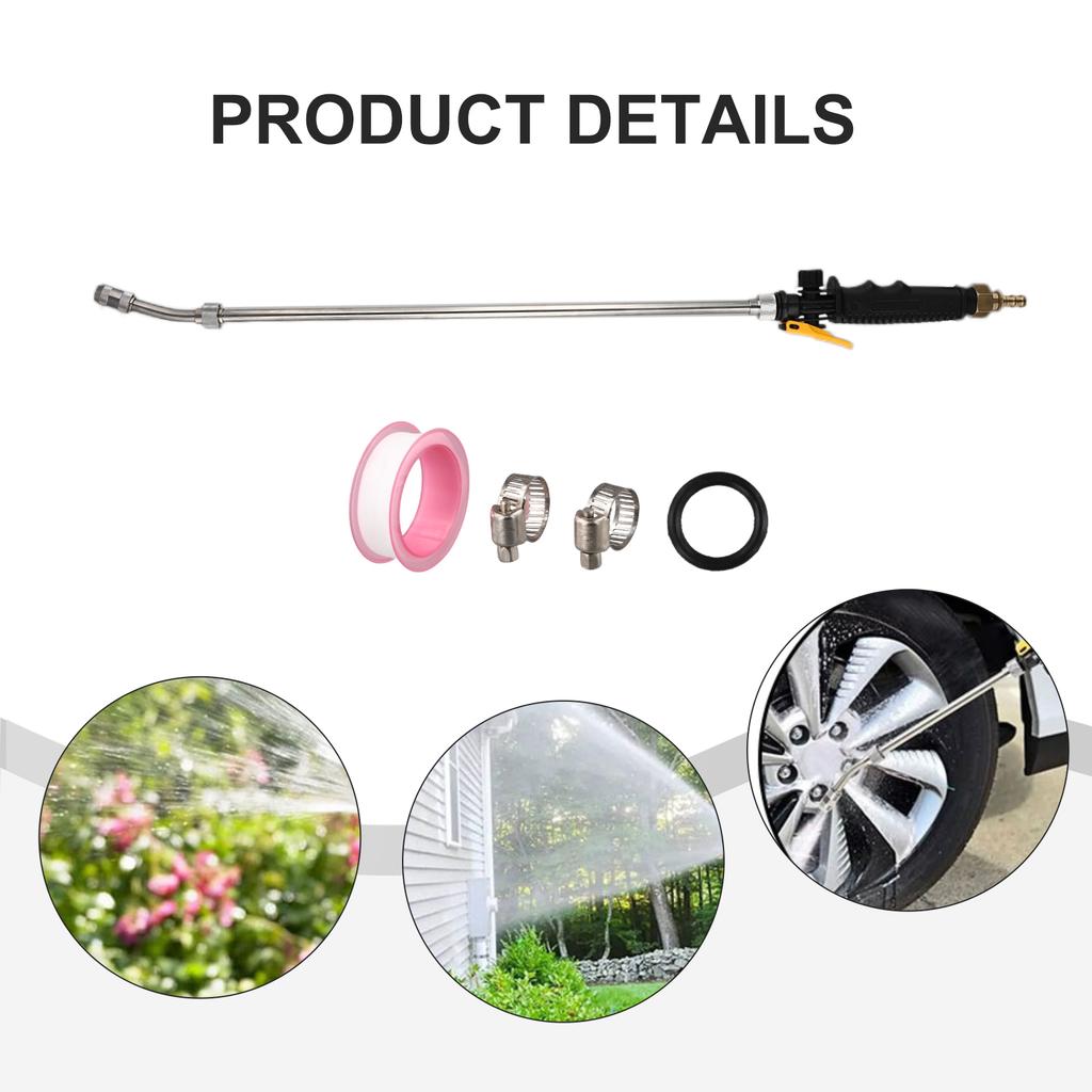 Tape Spray Clamp Spray Accessories Spray Bar Sprayer Wand Replacement Stainless Steel 3/8 Brass Replacement Practical New