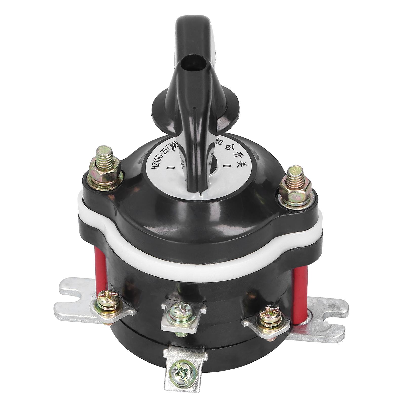 

Universal Rotary Switch Changeover Industrial Control Components HZ1025P3 220380V 25A