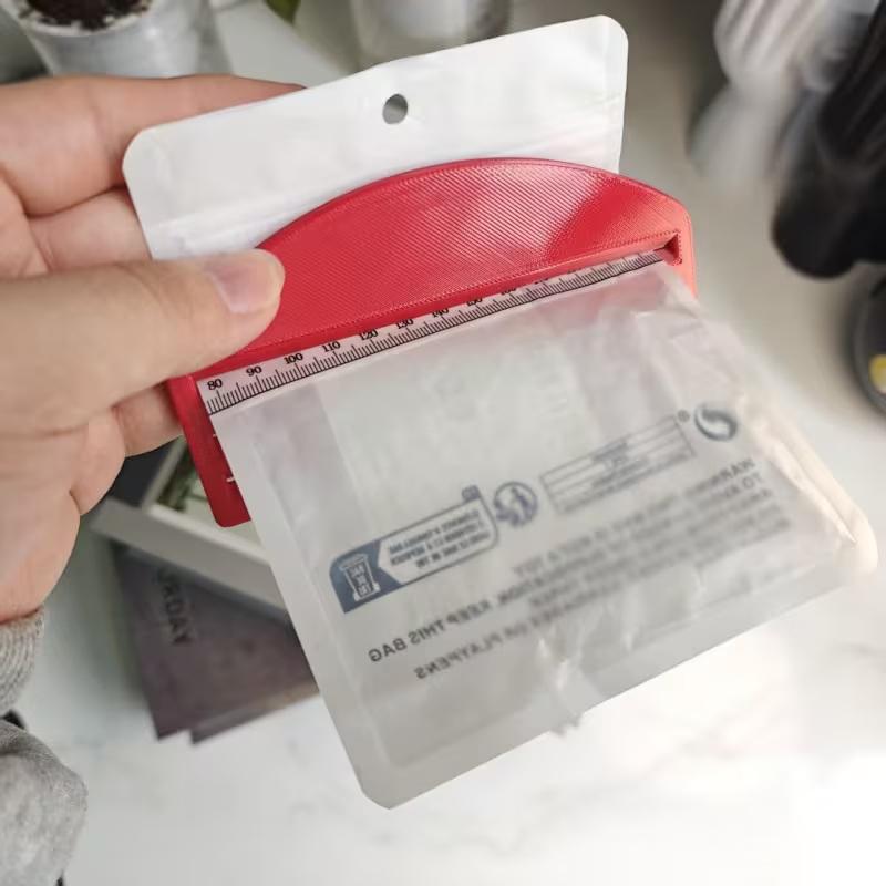 1/2/3 Piezas Exprimidor de Comida para Gatos Herramienta para Exprimir Comida Dispensador de Comida para Mascotas 3 Grosor Portátil Extrae Eficazmente Comida de Bolsas