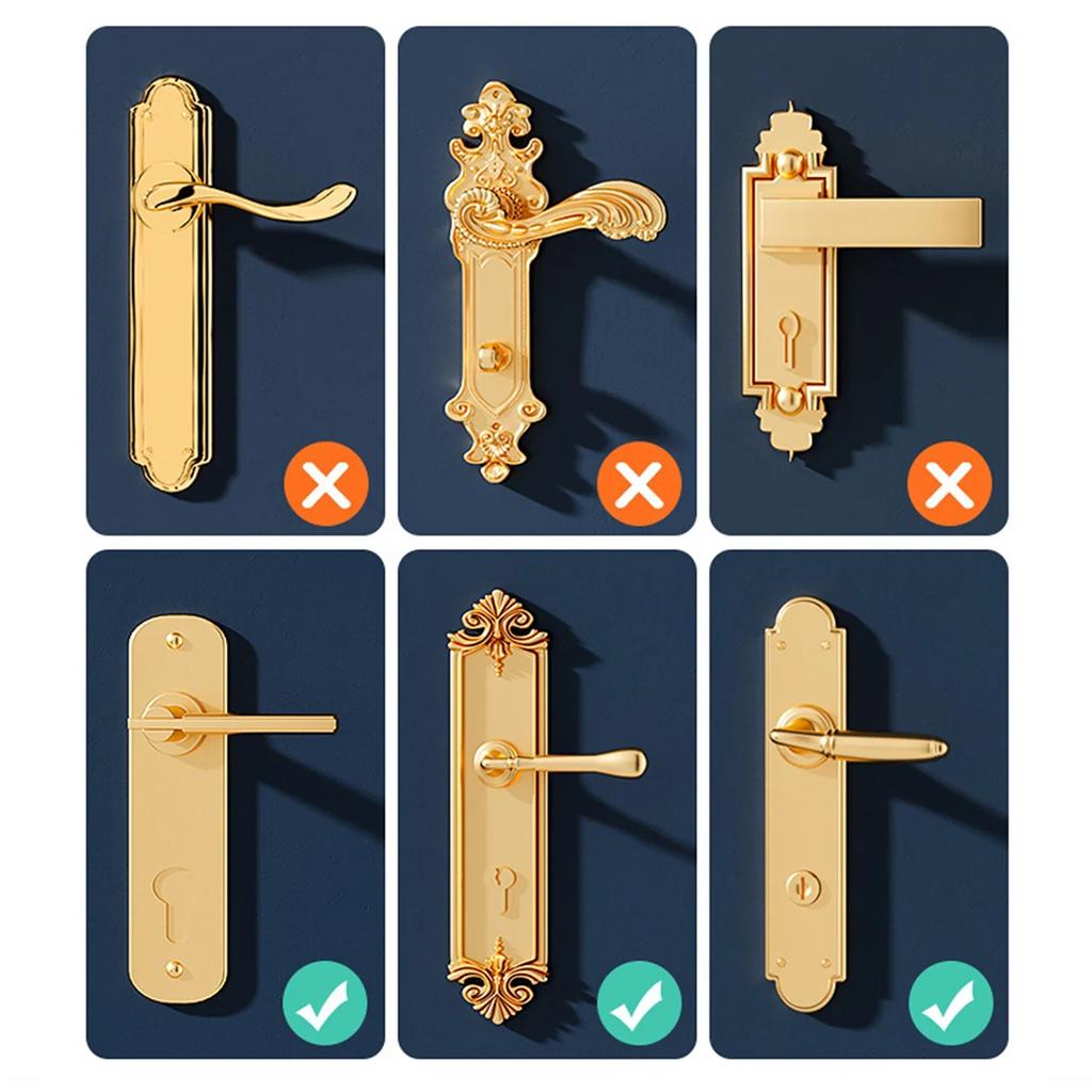 Anti-collision Door Knob Protective Covers Baby Safety Silicone Sleeve Protector Household Bedroom Living Room Accessories