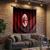 1PC Ac Milan Emblem Tapestry, Unique Design Tapestry, Wall Decor for Bedroom,Livingroom, Playroom,Heartwarming Fan Holiday Gifts