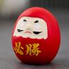 Japanese Ceramic Daruma Doll Crafts Inspired Wealth Prosperity Decor Lucky Charm Fortune Ornament Landscape Home Desk Decor