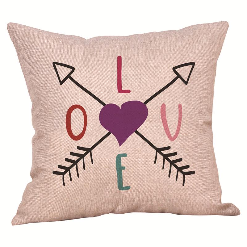 New Valentine's Day Series Cushion: Fashionable Home, Office, or Car Pillowcase