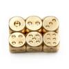 6PCS Dés de Jeu Métalliques Soulagement du Stress Réduire l'Anxiété Jouets Bar KTV Fête à Boire Jeux Pour Adultes et Famille Idées Amusantes Cadeaux