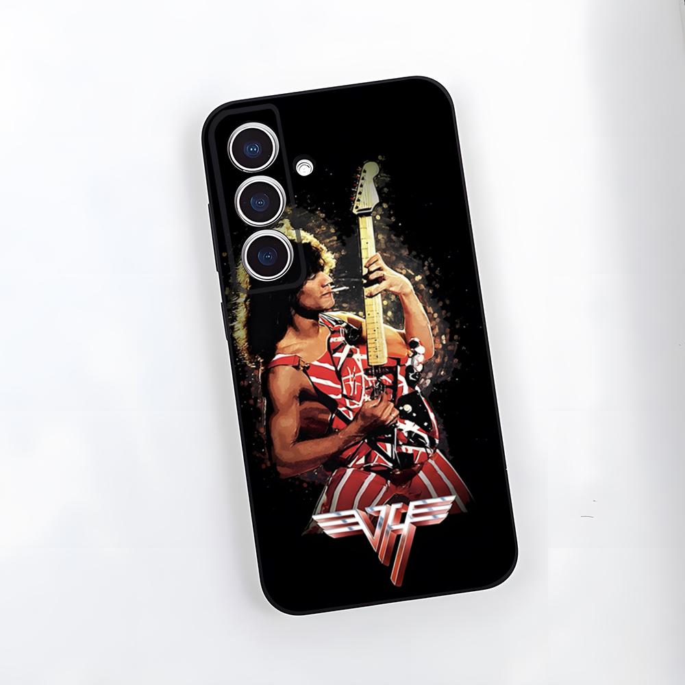 E-Eddie Van Halen Singer Phone Case For Samsung A25 A13 A33 5G A54 A36 A35 A56 A52 A14 Shockproof Soft Cover