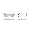 MIU MIU Logo Design Oval Sunglasses Women Sunglasses Silver SMU52Y_E1BC_FE20R_C_054