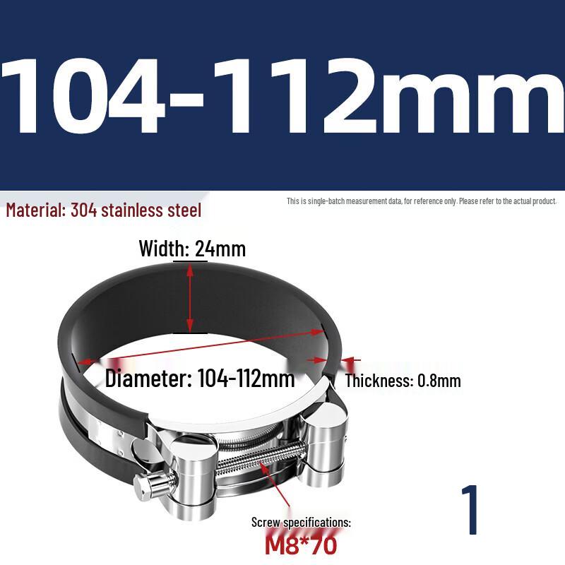 Yishuxiang Stainless Steel Heavy-Duty European Hose Clamp