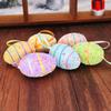 Sequins Easter Egg Hanging Ornament Foam Holiday Decorative Eggs Easter Bunny Pendant  Gift
