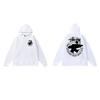 Felpa con cappuccio e stampa Stu Uomo Donna Inverno Calda Foderata in pile Oversize Casual Pullover